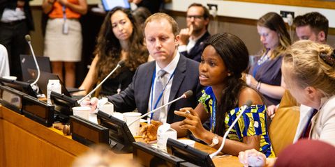 Plan International at the United Nations home