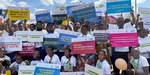 African children demand action on rights and budgets