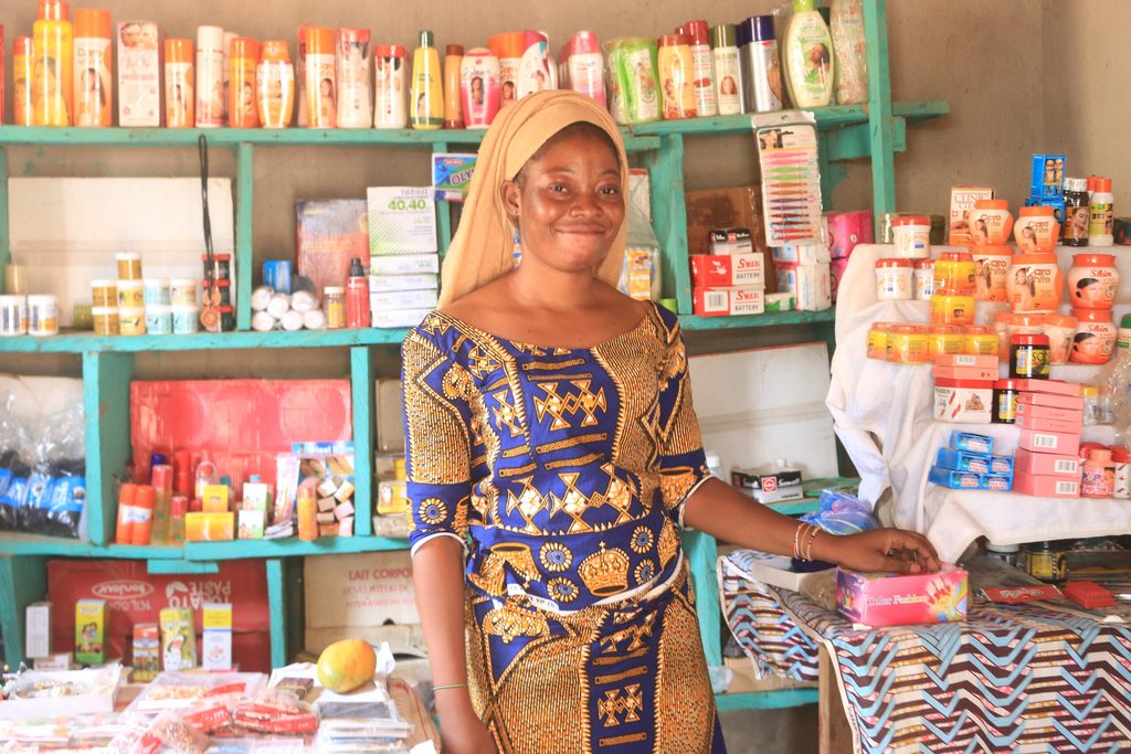 Wakila in her shop